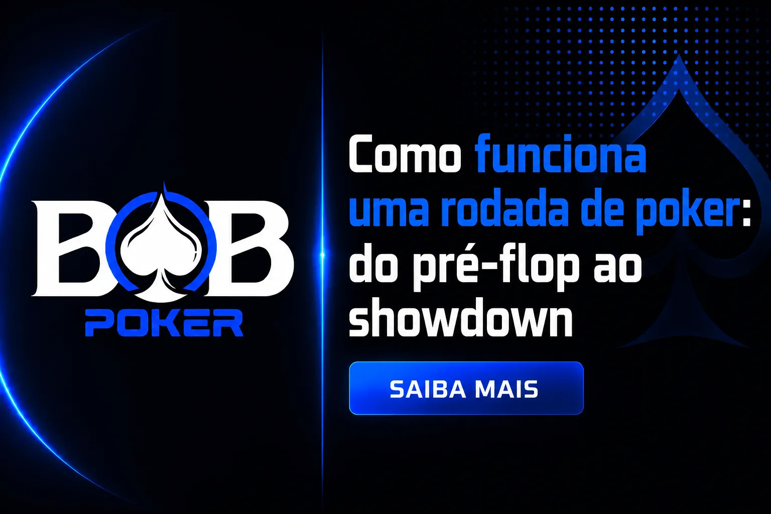 Como funciona uma rodada de poker do pré-flop ao showdown